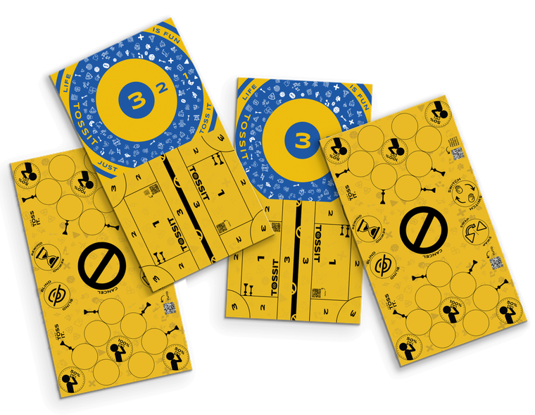 Tossit, Plansza rodzinna, tarcza do rzutek