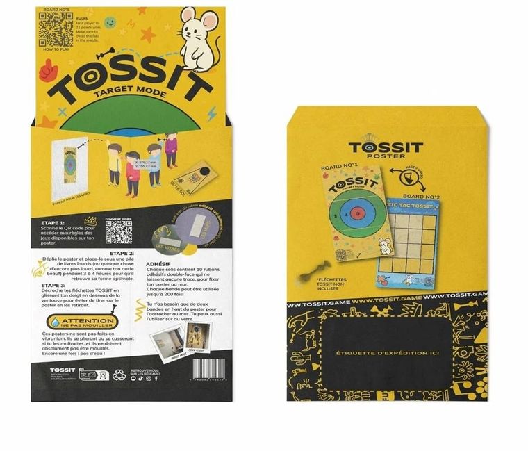 Tossit, Target & Tic-Tac-Toe, tarcza do rzutek