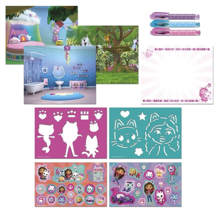 Totum, Koci Domek Gabi, Designer Activity Book, zestaw kreatywny