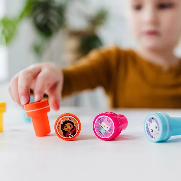 Totum, Koci Domek Gabi, zestaw pieczątek, 12 szt.