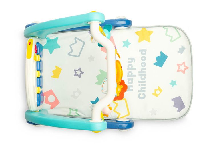 Toyz, chodzik z matą muzyczną 2w1, niebieski