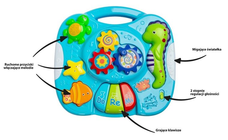 Toyz, Falla, stoliczek interaktywny, Blue