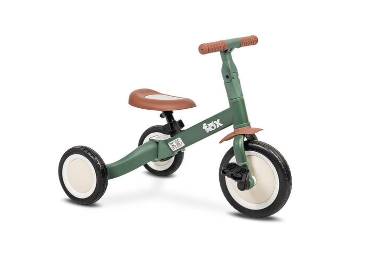 Toyz, Fox, rowerek trójkołowy, biegowy, green