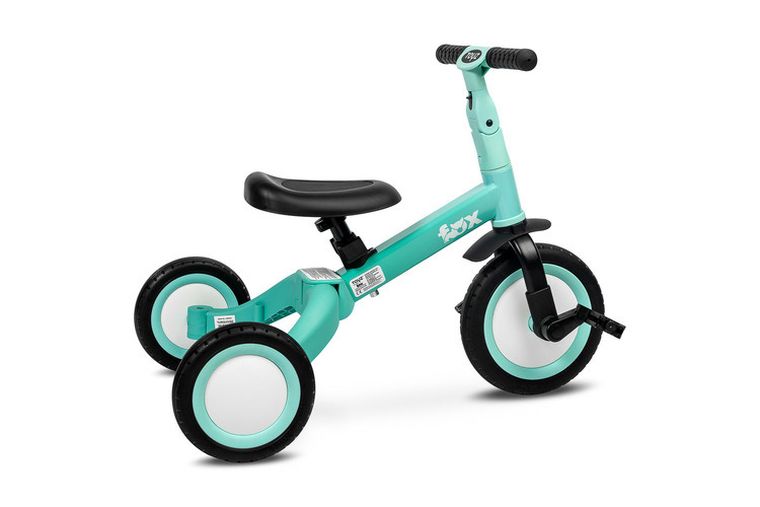 Toyz, Fox, rowerek trójkołowy, biegowy, turquoise