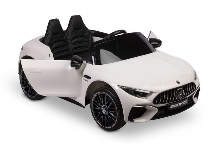 Toyz, Mercedes SL63, pojazd na akumulator, white