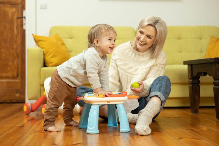 Toyz, Spark, chodzik, stolik edukacyjny, 2w1, pink