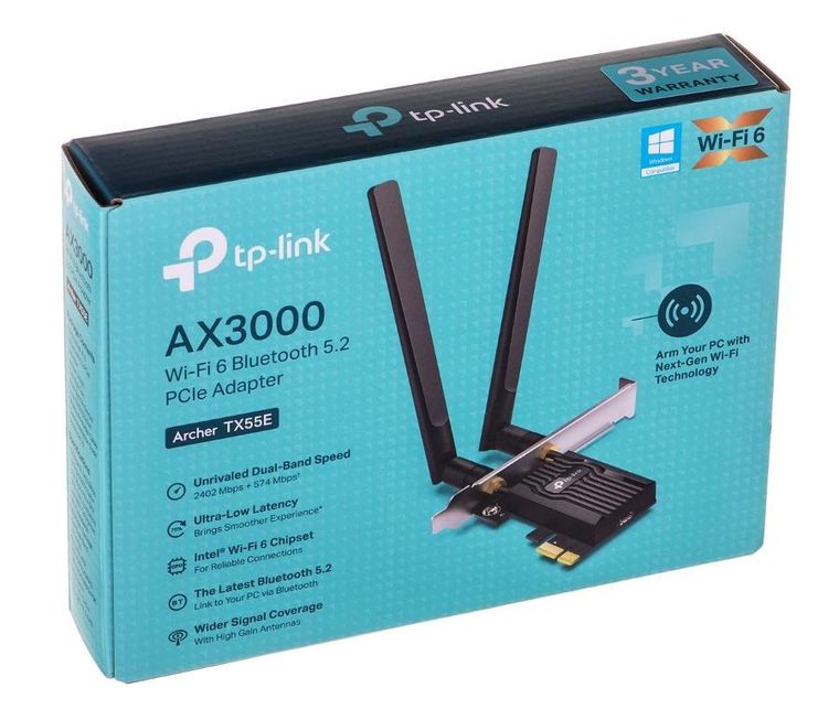 TP-Link, Archer, karta sieciowa, TX55E