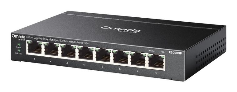 TP-Link, switch, ES208GP Omada Easy Managed