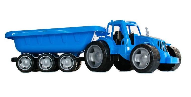 Traktor z przyczepą XXL, pojazd rolniczy, 1 szt.