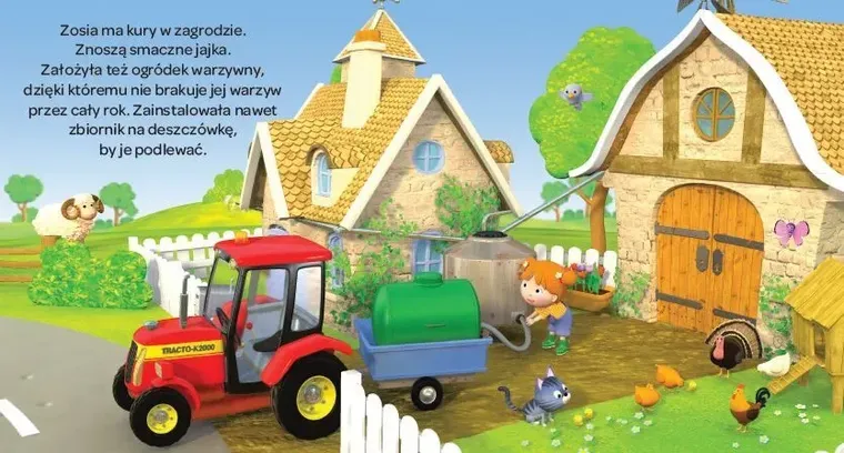 Traktor Zosi. Małe pojazdy