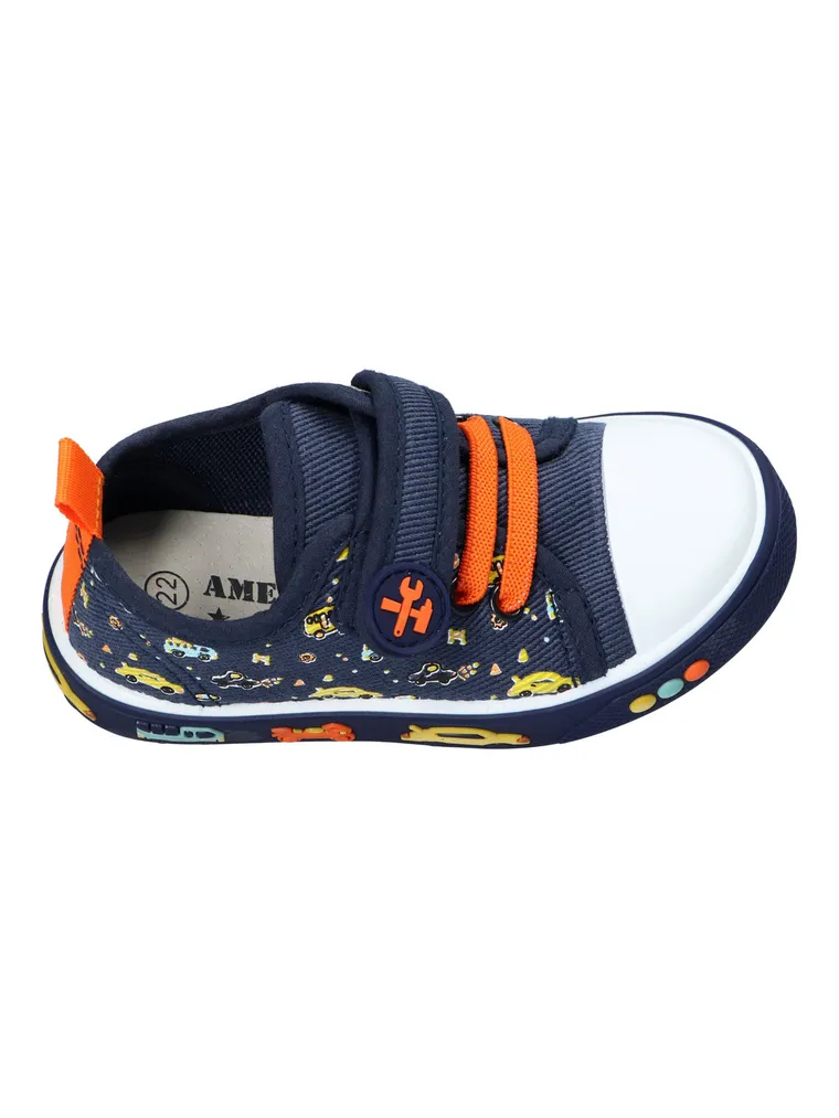 Trampki chłopięce, granatowe, American Club