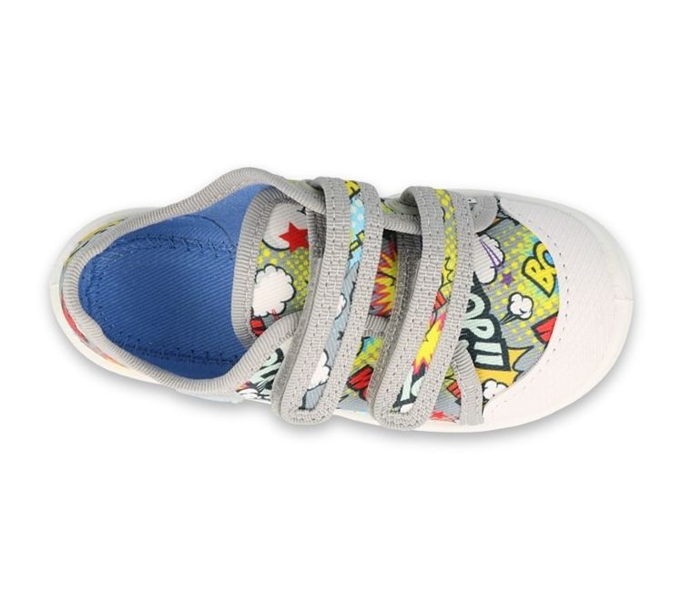 Trampki chłopięce, szare, Befado