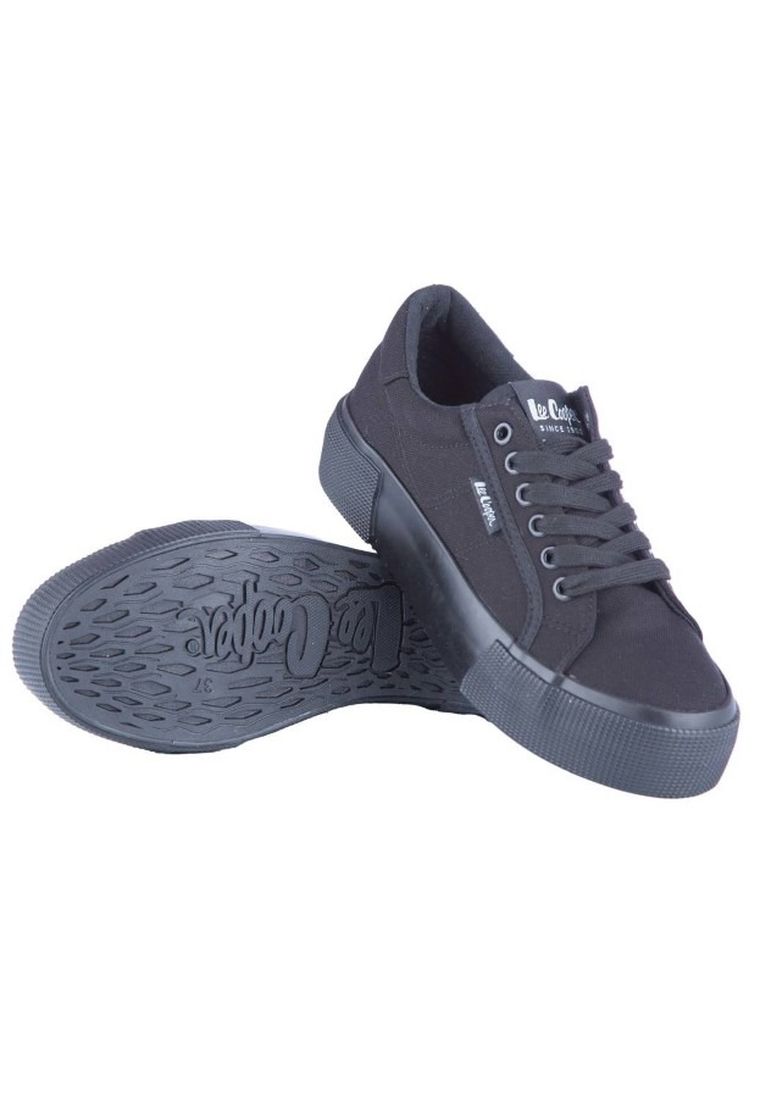 Trampki damskie, czarne, Lee Cooper