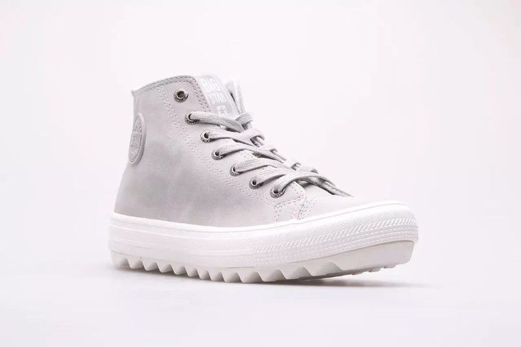 Trampki damskie, ocieplane, szare, Big Star