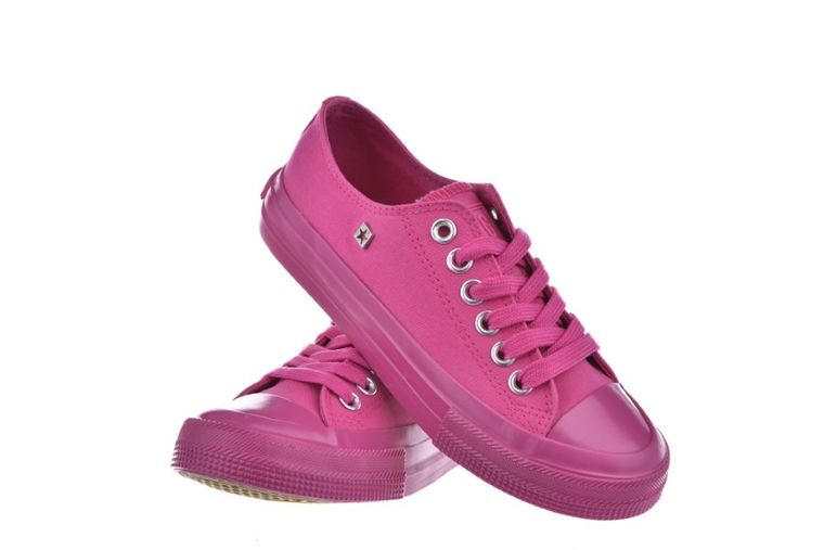 Trampki damskie, różowe, Big Star