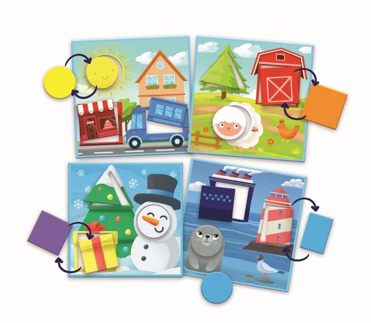 Trefl, ABC Malucha, Kolory i kształty, gra edukacyjna