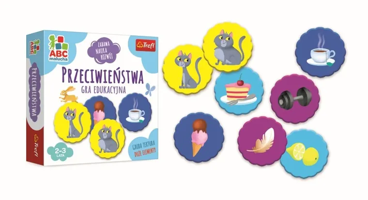 Trefl, ABC Malucha, Przeciwieństwa, gra edukacyjna