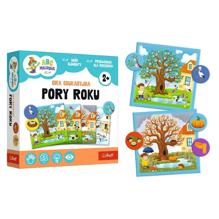 Trefl, ABC Malucha, Rodzina Treflików, Pory Roku, gra edukacyjna