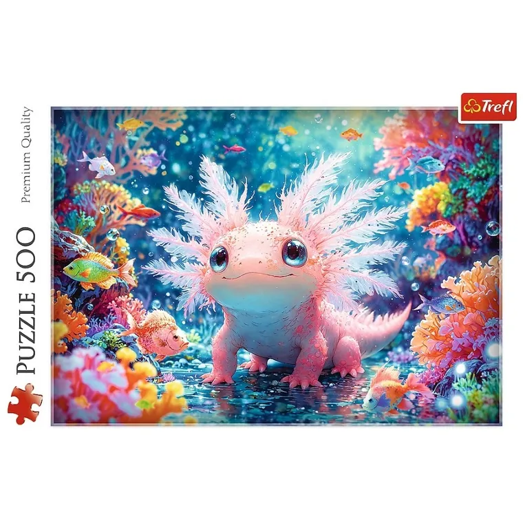 Trefl, Aksolotl, puzzle, 500 elementów