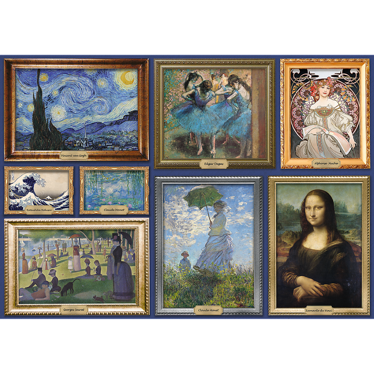 Trefl, Art Collection, Kolekcja arcydzieł sztuki, puzzle, 1000 elementów