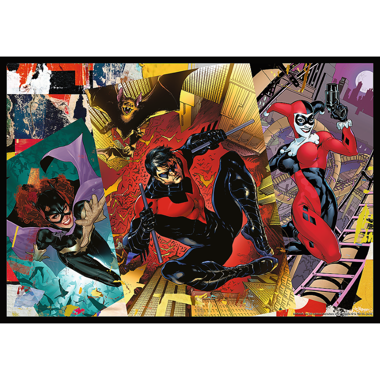 Trefl, Batman, Batman w akcji, puzzle, 4-250 elementów