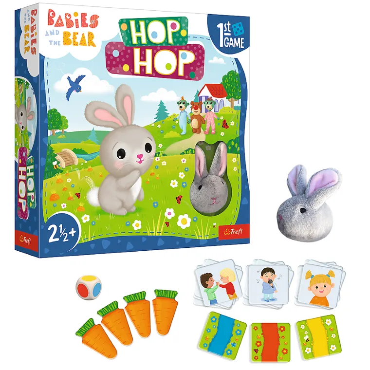 Trefl, Bobaski i Miś, Hop Hop! Moja pierwsza gra