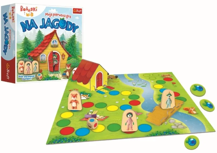 Trefl, Bobaski i Miś, Na jagody, Moja pierwsza gra