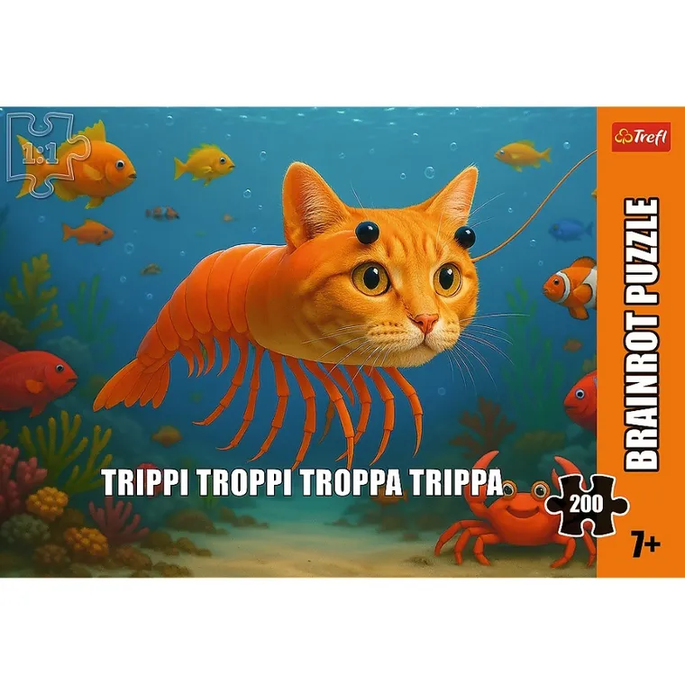 Trefl, BrainRots, Trippi Troppi Troppa Trippa, puzzle, 200 elementów