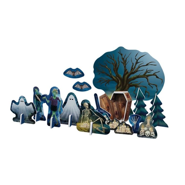 Trefl, Buduj z cegły, Halloween, Upiorna Krypta, zestaw kreatywny