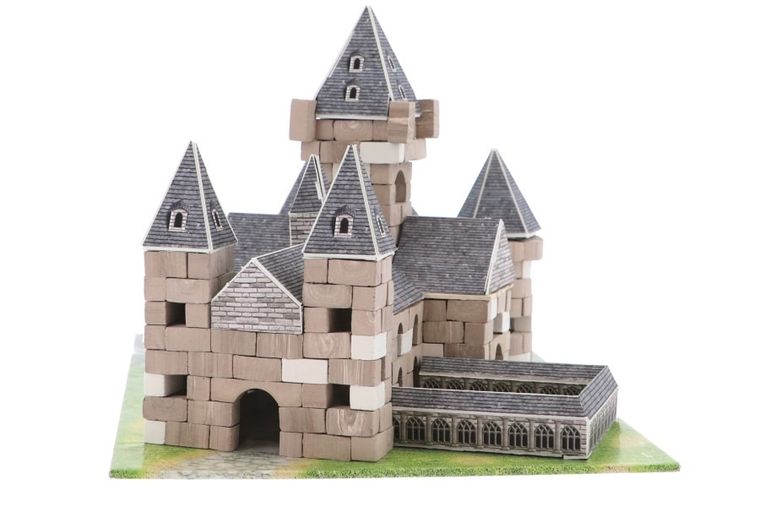 Trefl, Buduj z cegły, Harry Potter, Long Gallery, zestaw kreatywny z akcesoriami, 385 elementów