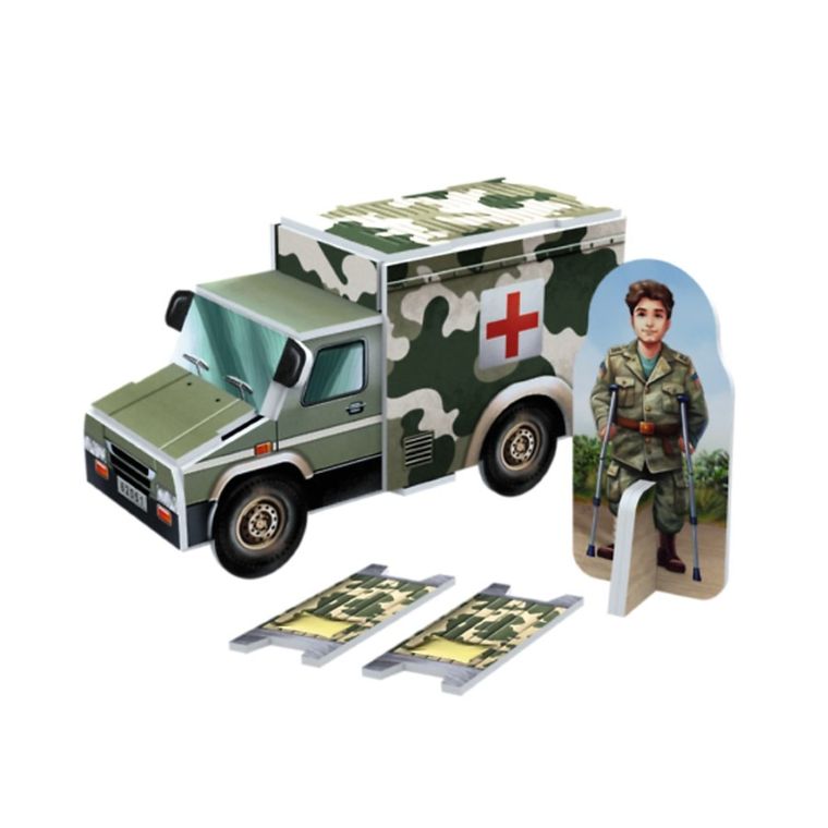 Trefl, Buduj z cegły, Moro, Szpital polowy, zestaw kreatywny, 190 elementów