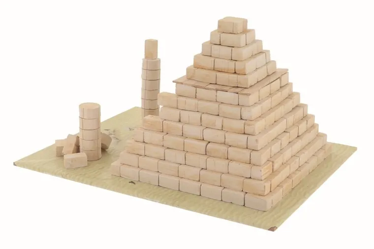 Trefl, Buduj z cegły, Piramida, zestaw kreatywny, 260 elementów