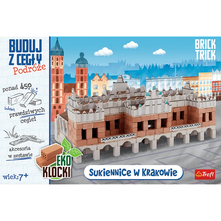 Trefl, Buduj z cegły, Podróże, Sukiennice, zestaw kreatywny