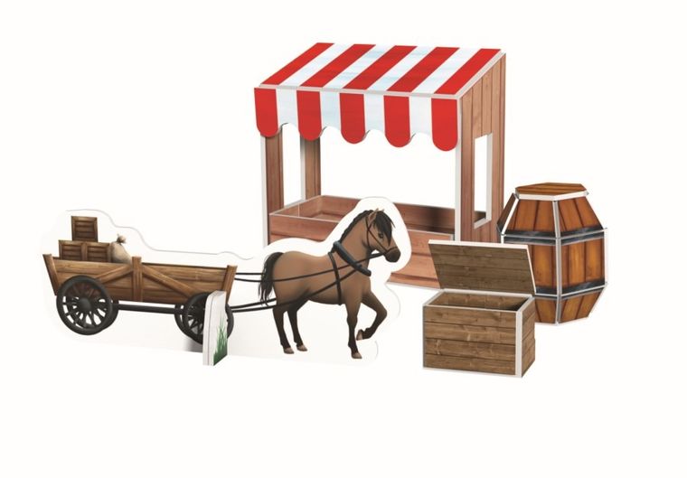 Trefl, Buduj z cegły, Podróże, Żuraw, zestaw kreatywny