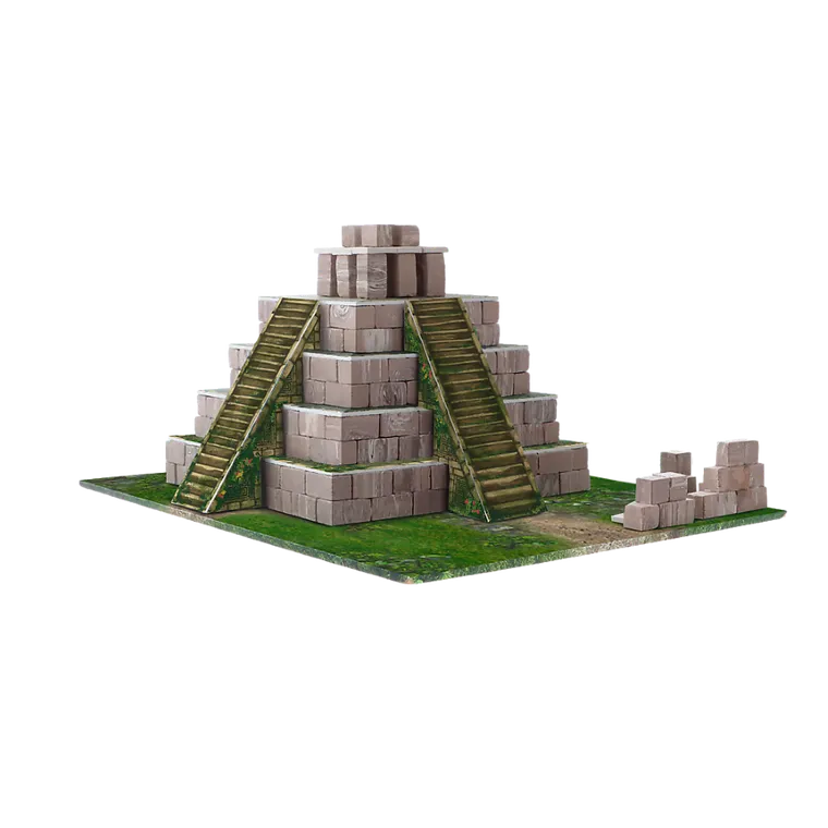 Trefl, Buduj z cegły, Travel, Piramida Schodkowa, zestaw kreatywny, 210 elementów