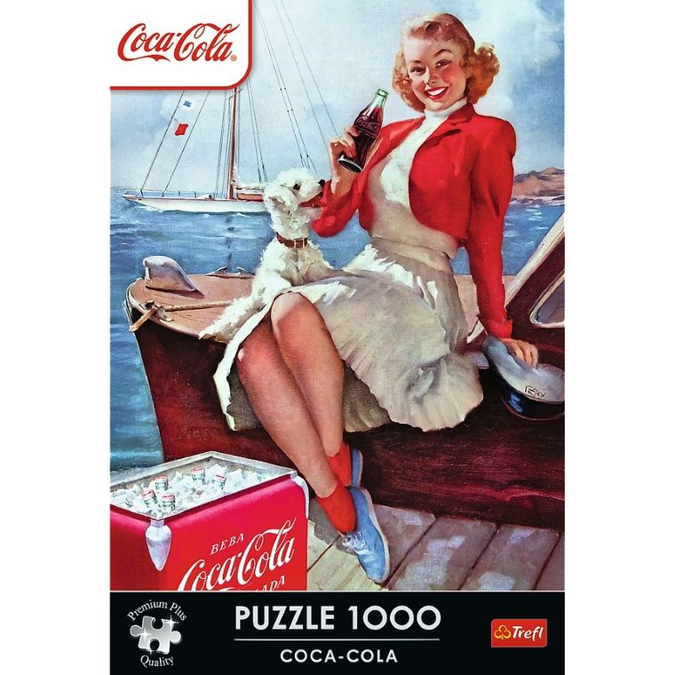 Trefl, Coca-Cola: Czas na przerwę, puzzle, 1000 elementów