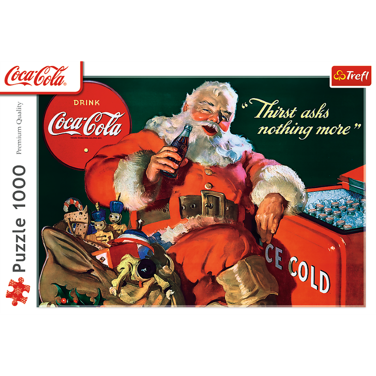 Trefl, Coca-Cola, Prezenty od Mikołaja, puzzle, 1000 elementów