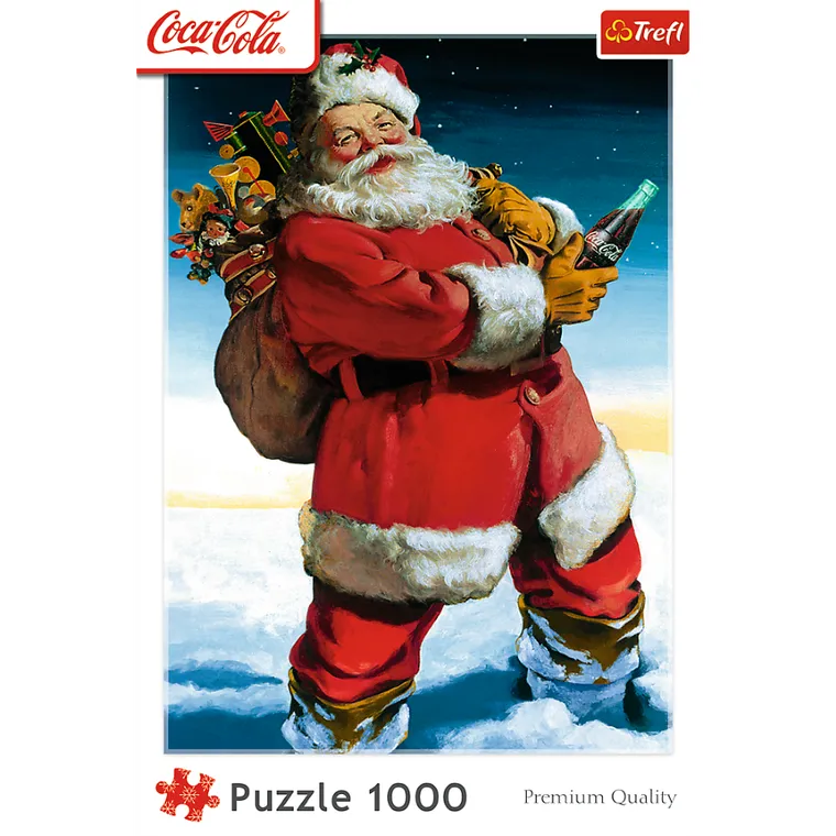 Trefl, Coca-Cola, Święty Mikołaj, puzzle, 1000 elementów