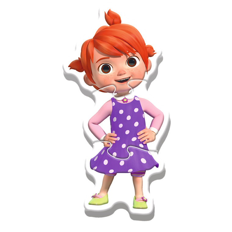 Trefl, Cocomelon, Baby Classic, Moje pierwsze puzzle, puzzle, 14 elementów