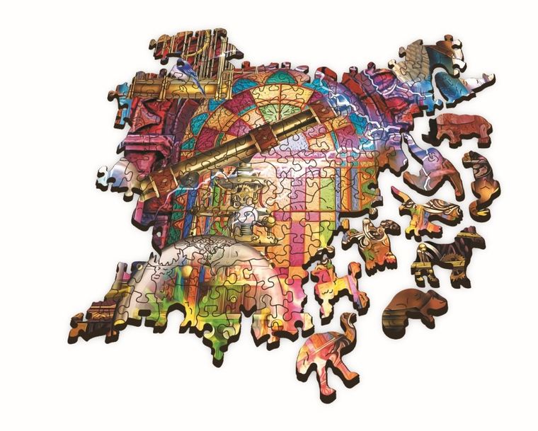 Trefl, Czarodziejska komnata, puzzle drewniane, 1000 elementów