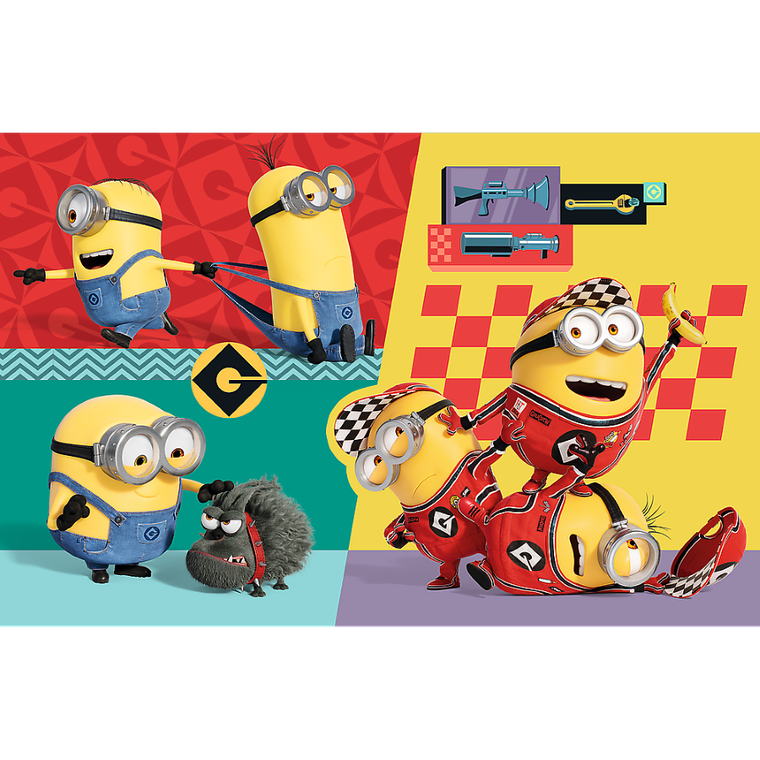 Trefl, Despicable Me 4, Mini, Z Minionkami fajnie jest! puzzle, 54 elementy