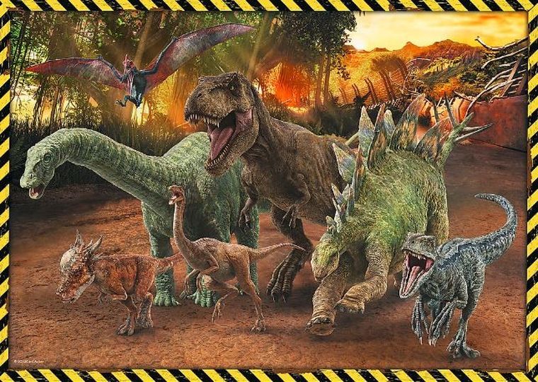 Trefl, Dinozaury z parku jurajskiego, puzzle, 200 elementów