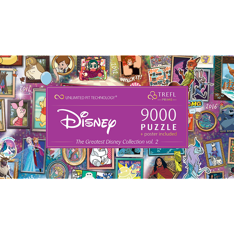 Trefl, Disney, The Greatest Disney Collection vol.2, puzzle, 9000 elementów