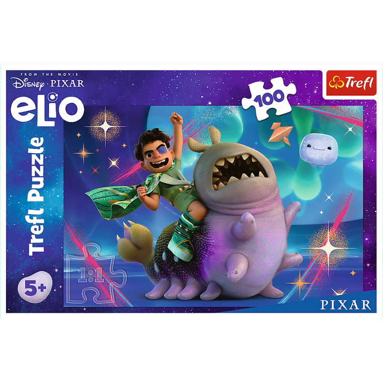 Trefl, Elio i kosmiczna przygoda, puzzle, 100 elementów