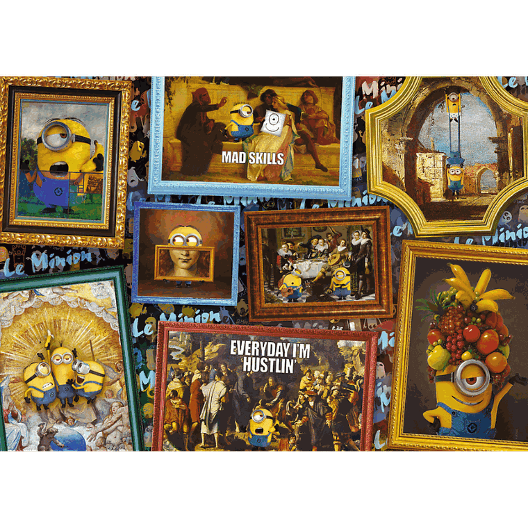 Trefl, Galeria Minionków, puzzle, 1000 elementów