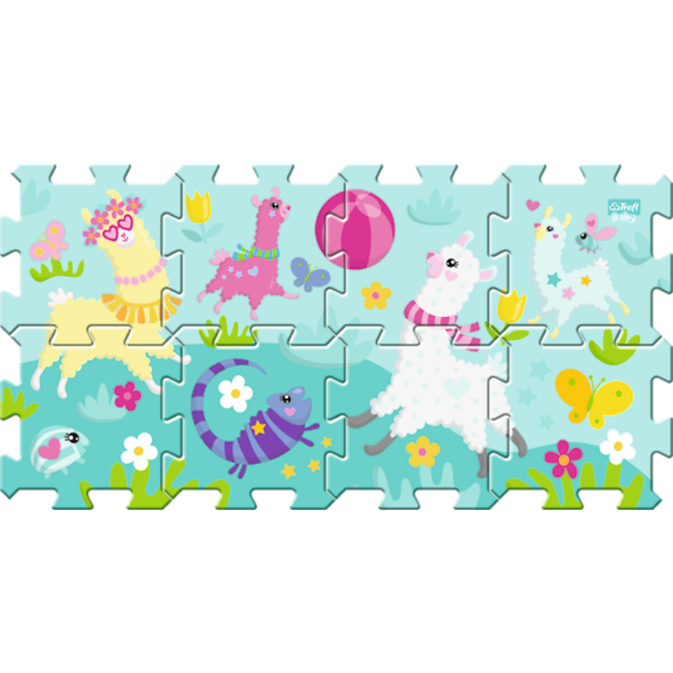 Trefl, Gramy w Lamy, puzzle piankowe