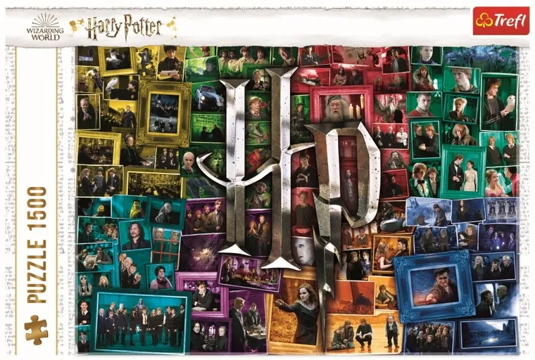 Trefl, Harry Potter, Harry Potter: Na przestrzeni filmów, puzzle, 1500 elementów