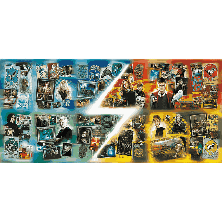 Trefl, Harry Potter, The Houses of Hogwarts, puzzle, 9000 elementów