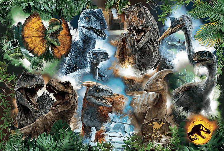 Trefl, Jurassic Park, Ulubione dinozaury, puzzle, 300 elementów