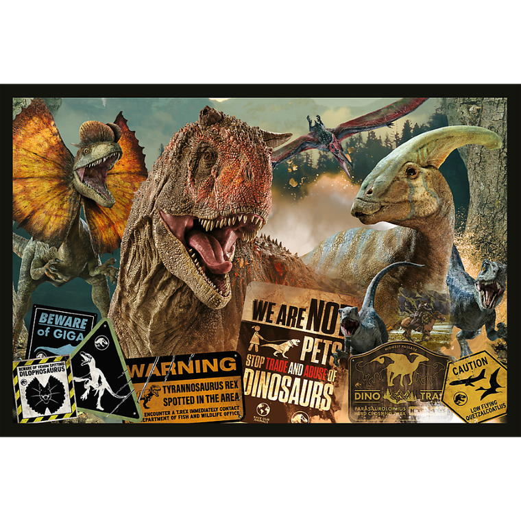 Trefl, Jurassic World, Prehistoryczny świat, puzzle, 2-200 elementów